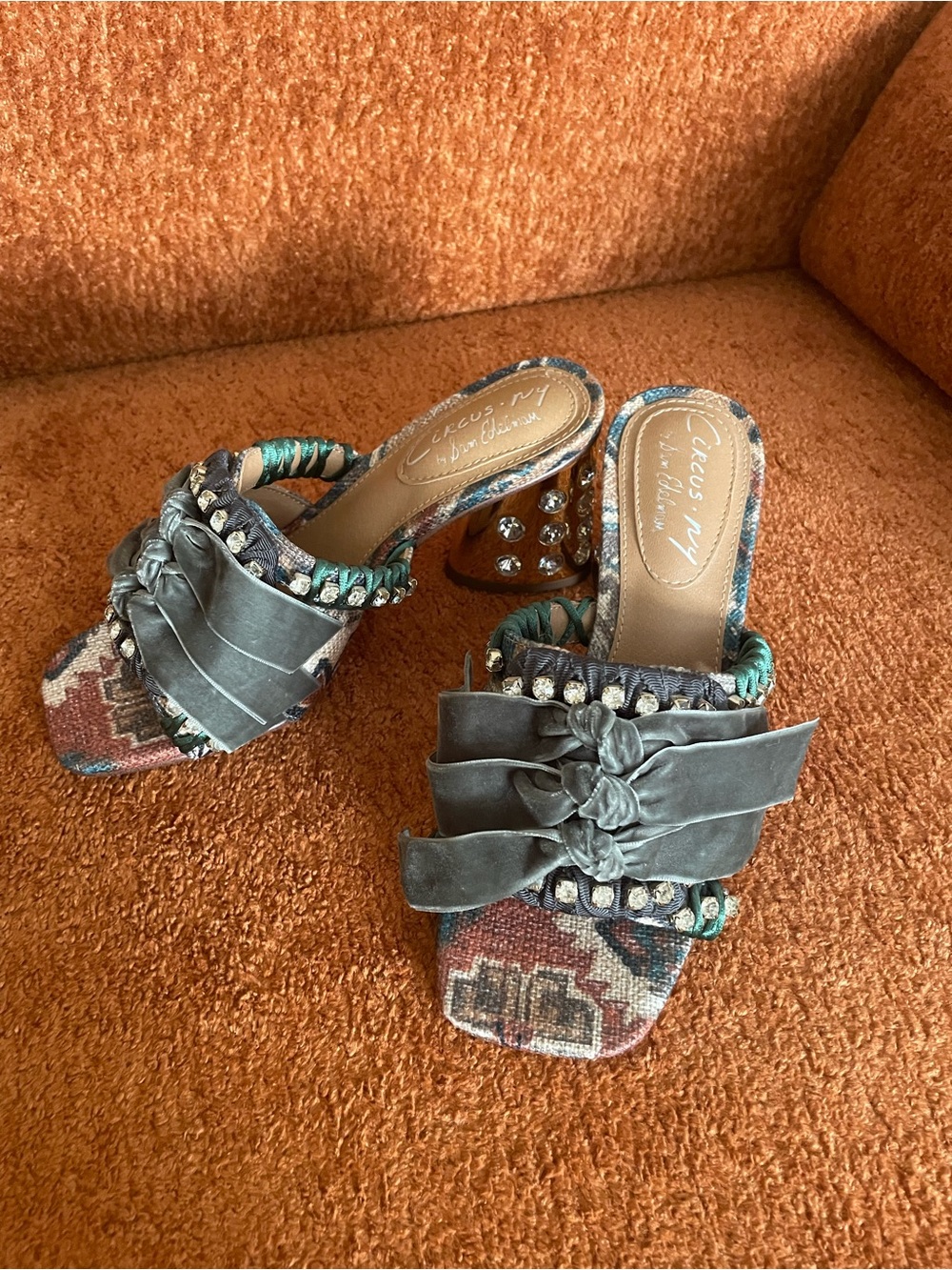 Circus by Sam Edelman Vera Ribbon Embellished Dress Sandals